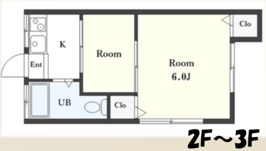 2-3F間取図|