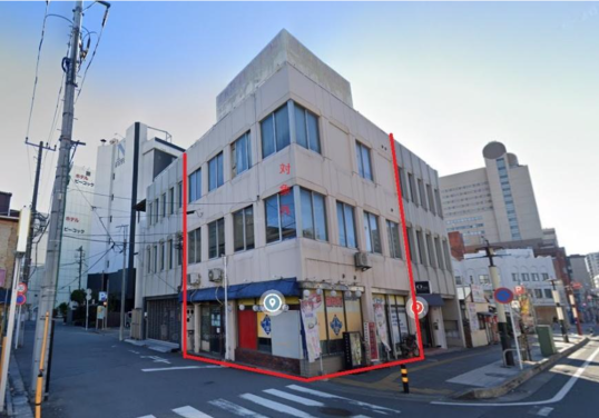 赤線に囲われた部分は販売物件対象外です|