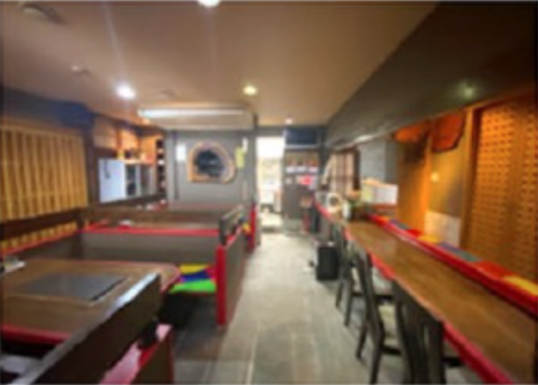 大通り、駅側に面する1階店舗付（韓国焼肉仕様）|